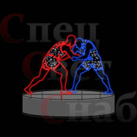Световая фигура уличная декорация "Спортсмен-10"