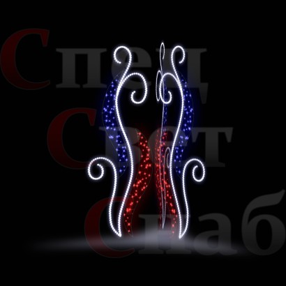 Стела трио "Небесный узор" 2м триколор